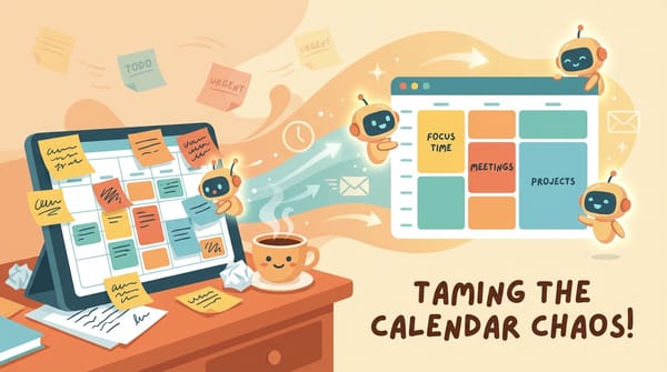 Okay, Let AI Babysit Your Google Calendar (So You Don’t Have To)